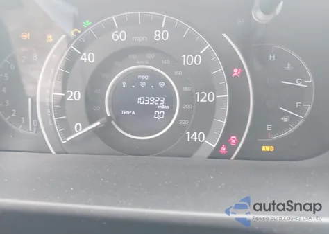 2015 Honda Cr-V Ex-L z USA, uszkodzony, nr VIN 2HKRM4H75FH655271